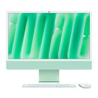 Computadora iMac Apple 24"" M4, 16GB RAM, 256GB SSD, pantalla Retina 4.5k, panel IPS, macOS, verde + Teclado + Mouse Magic